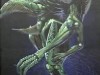 This pre-vis concept of a Zentraedi came 2 years later with the script, but shares common elements with the Zentraedi described in the initial treatment.