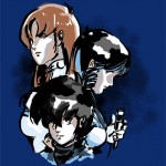 macross trio navy blue shirt