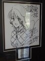 Framed Lynn Minmay Sketch.