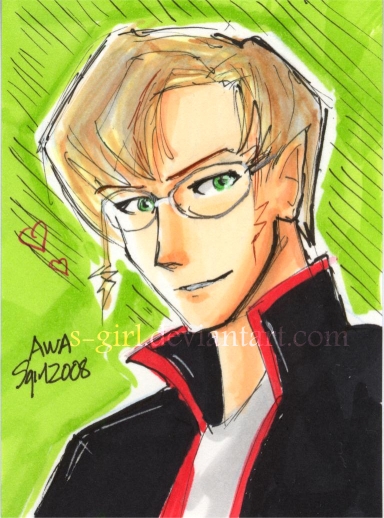 Copic Marker Sketch (Trading card)