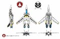 Macross Vf fighter VF-1ZS skull leader Roy Focker