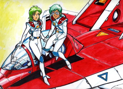 Robotech II The Sentinels Max & Miriya Sterling Commission by Greg Lane 3.jpg