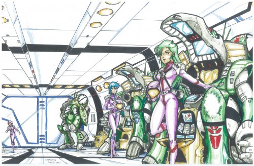 Robotech Mariya Parina & Kazianna Hesh Commission by Greg Lane Part 2.jpg